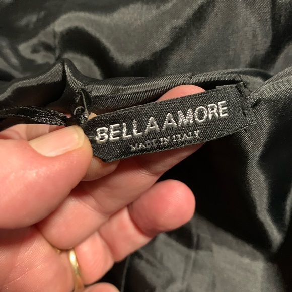 BELLA  AMORE  ITALY WOOL CAPE COAT - Picture 10 of 10